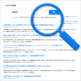 PC版・スマートフォン版サイト内検索システム自動作成システム PC版・スマートフォン版サイト内検索システム自動作成システム